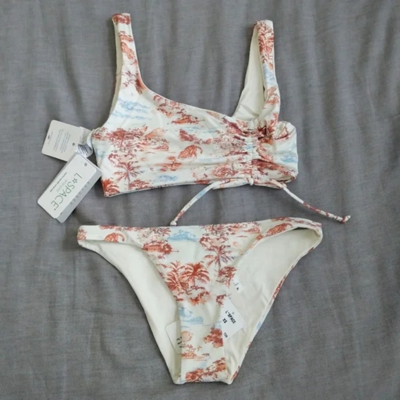 L*Space Wilder Bikini Top Camacho Bottoms - Picture 1 of 11